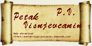 Petak Višnjevčanin vizit kartica